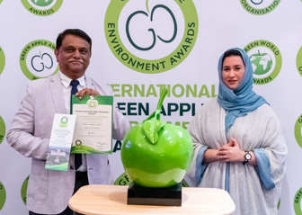 Telangana won five Green Apple Awards